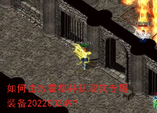 如何击败霍都并获取其专属装备202200249? 如何击败霍都并获取其专属装备202200249?