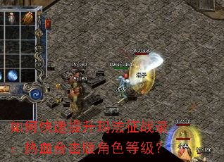 如何快速提升玛法征战录:热血合击版角色等级? 如何快速提升玛法征战录:热血合击版角色等级?