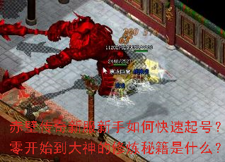 赤壁传奇新服新手如何快速起号?从零开始到大神的修炼秘籍是什么? 赤壁传奇新服新手如何快速起号?从零开始到大神的修炼秘籍是什么?