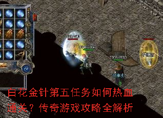 白花金针第五任务如何热血通关?传奇游戏攻略全解析 白花金针第五任务如何热血通关?传奇游戏攻略全解析