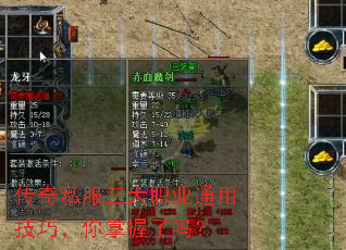 传奇私服三大职业通用技巧,你掌握了吗? 传奇私服三大职业通用技巧,你掌握了吗?