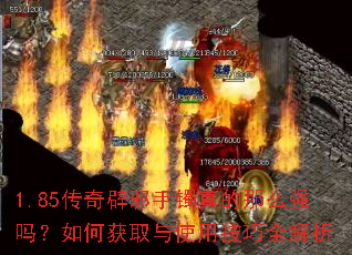 1.85�����а���������ôǿ����λ�ȡ��ʹ�ü���ȫ����